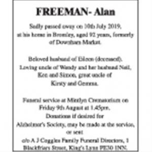 FREEMAN ALAN