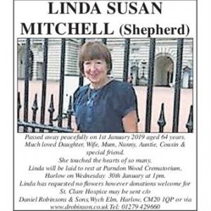 LINDA SUSAN MITCHELL (Shepherd)