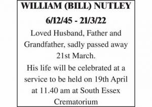 WILLIAM (BILL) NTLEY