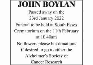 JOHN BOYLAN