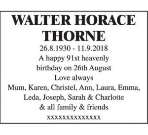 Walter Horace Thorne