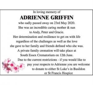 ADRIENNE GRIFFIN