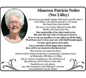 Maureen Patricia Noller