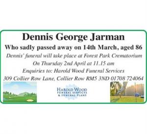 Dennis George Jarman