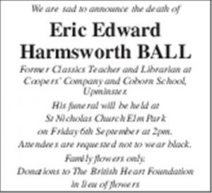 ERIC EDWARD HARNSWORTH BALL