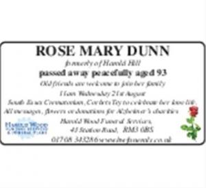 Rose Mary Dunn