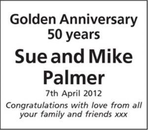 Sue and Mike Palmer